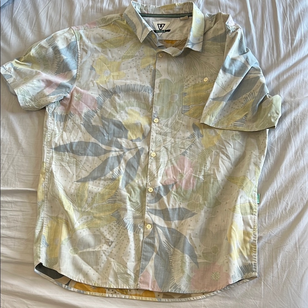 Men's Multicolor Short Sleeve Shirt